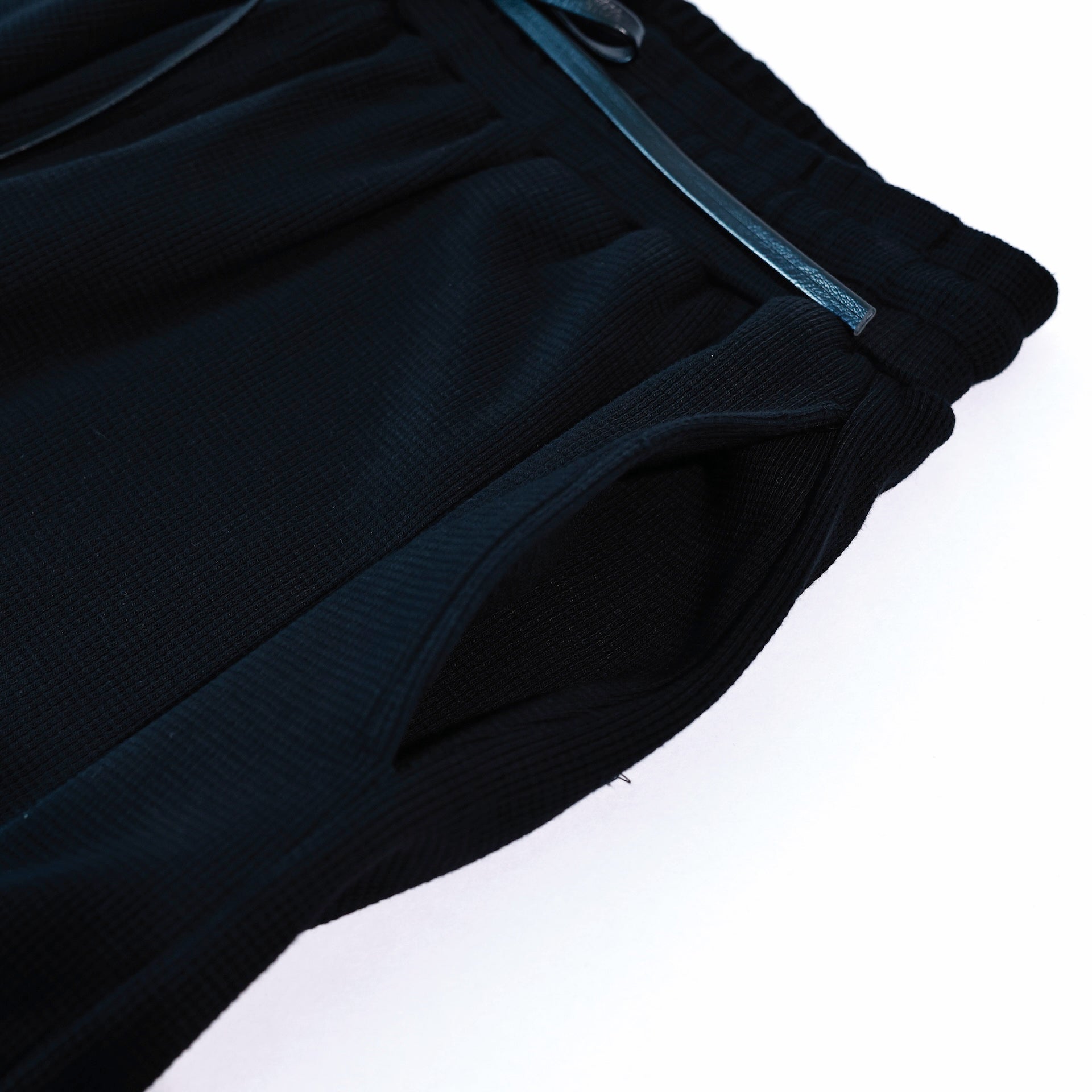 Society | Waffle Shorts Black - SWAGANZ