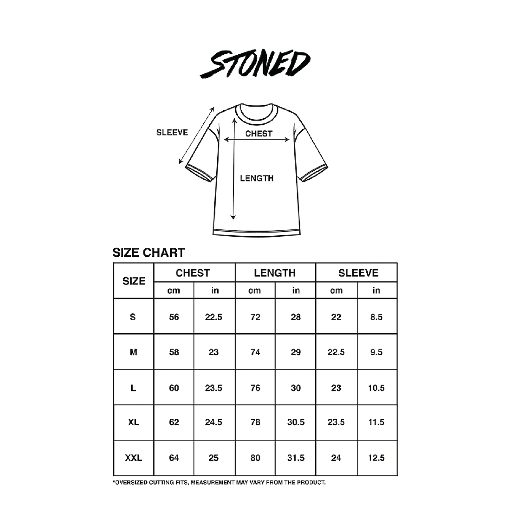 STONED | Polo Tshirt Black - SWAGANZ