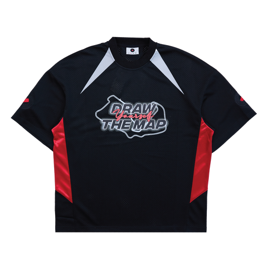 TRNO | Grid Jersey Tee Black