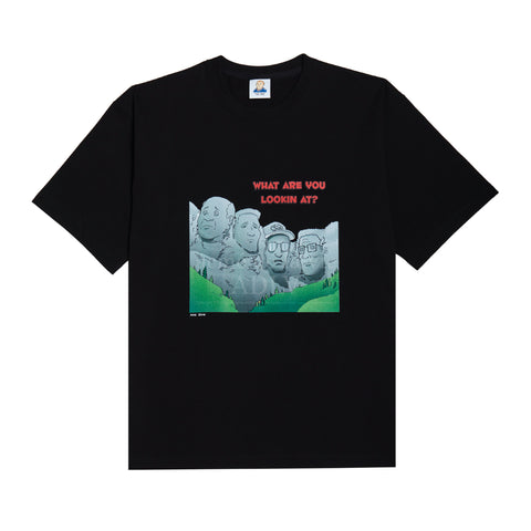 [ADLV X KING OF THE HILL]Hank Hill Friends Stone Statue Short Sleeve T-Shirt
