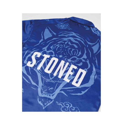 Stoned Hurimau : Stealth Satin Revere Shirt