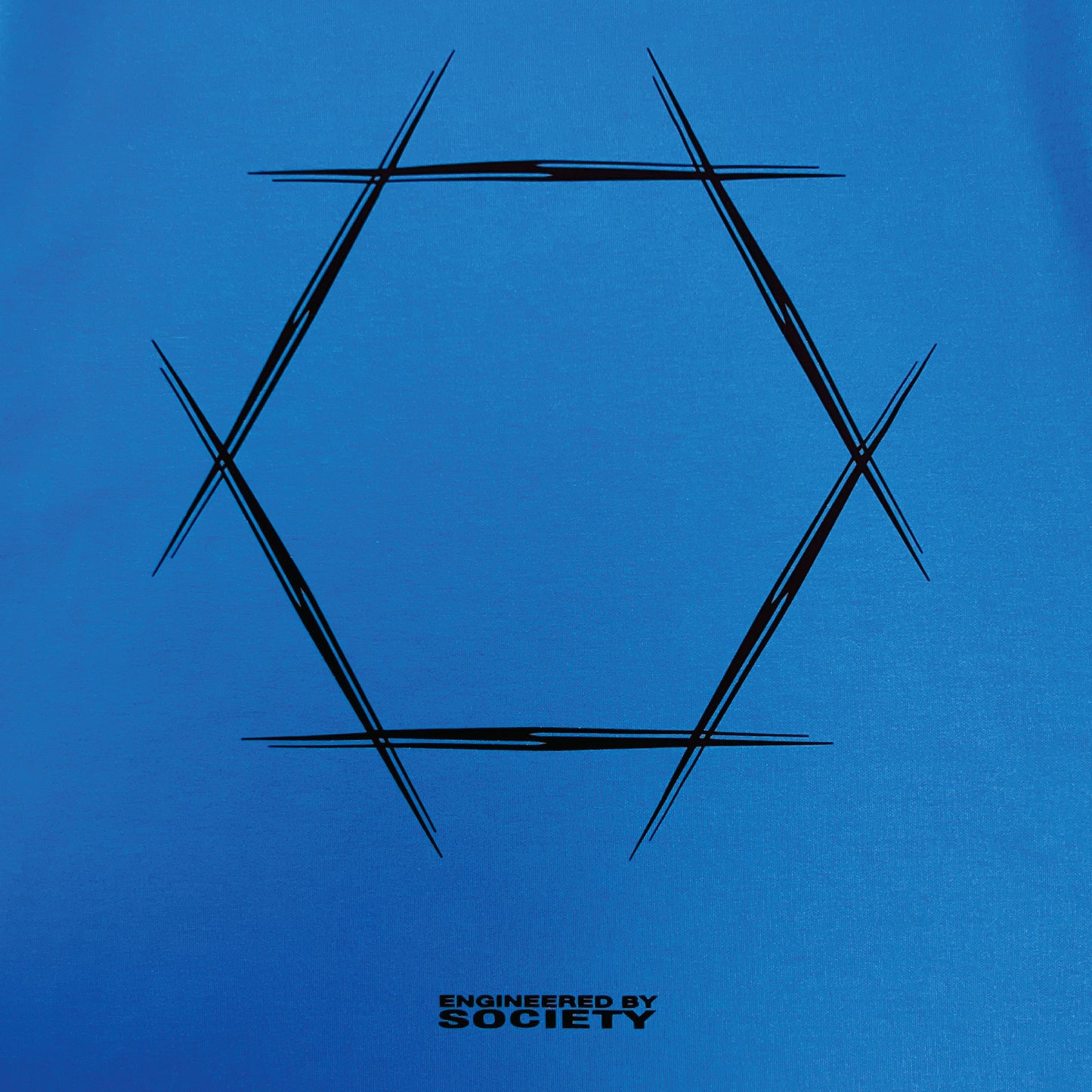 Society | Hexagon Logo Tee Blue