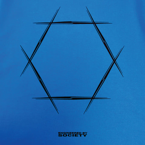 Society | Hexagon Logo Tee Blue