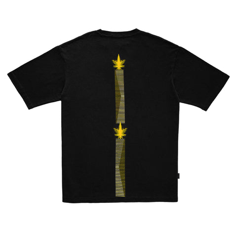 Stoned Maverick: Vertical T-Shirt Black