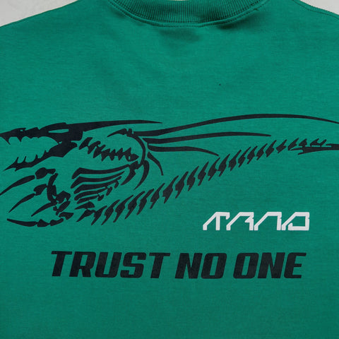 TRUST NO ONE | Raised Dragon Modern Craft Tee Green