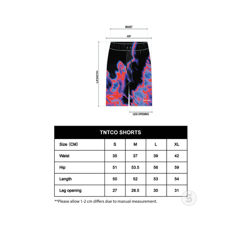 TNTCO Heatmap Shorts (Black)