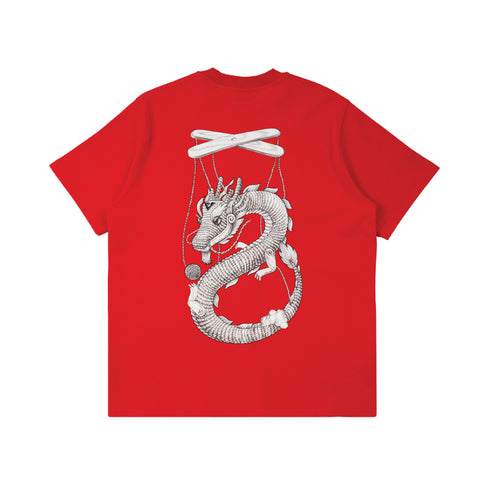 EGLAF | Puppet Crochet Dragon Tee Red