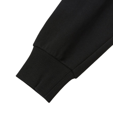 Nerdy | W'S Cropped Half Zip-Up Sweatshirt Black