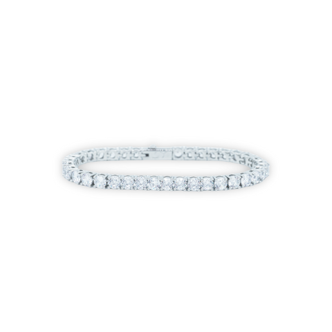 ZeroDegrees | 4mm Tennis Link Bracelet (White Gold)