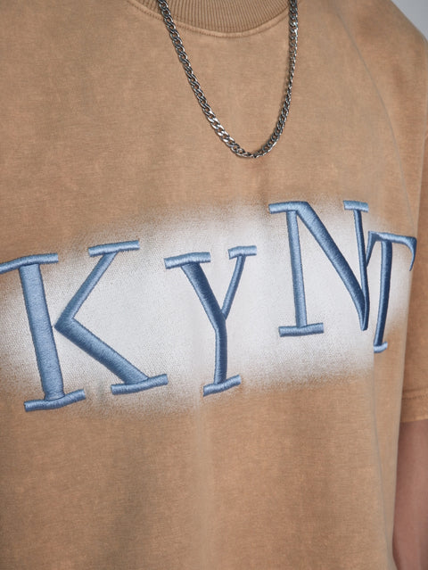 KEYNOTE | Stoned Wash "KYNT" Tee (Khaki)