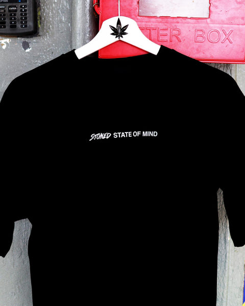 Stoned Voice | State Of Mind Tee Black