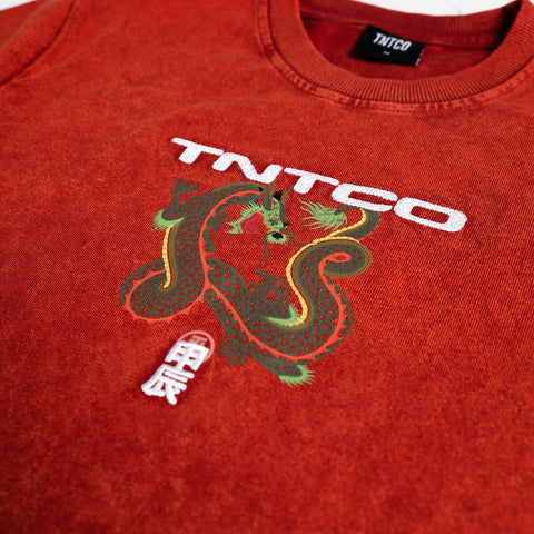 TNTCO | Wooden Dragon Tee Red