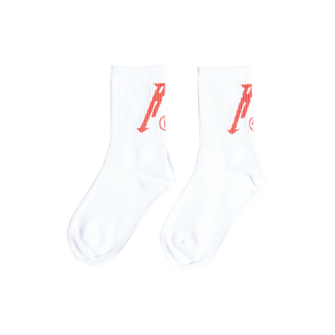 TNTCO | RR Logo Socks (White)