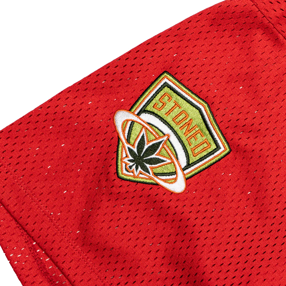 Stoned Universe | Maple Mesh Jersey Red - SWAGANZ