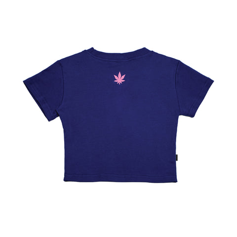 Stoned Dream | Pinky Blue Crop Top