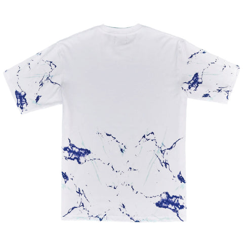 Stoned Blessed | Marble Tee White