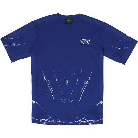 Stoned Blessed | Marble Tee Blue