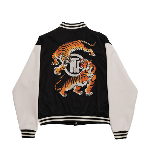 Tiger Varsity Jacket Black