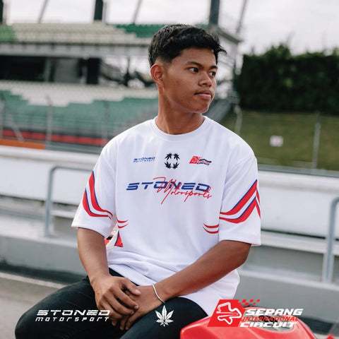 Stoned x SIC | Fire Wave Jersey White