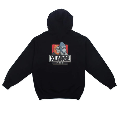 PMC x XLarge | Joined Logo Hoodie Black