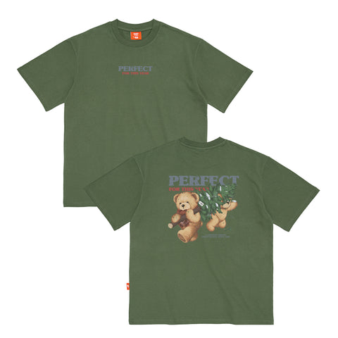 Teddy Island Christmas | 'Back' Perfect Teddy T-Shirt