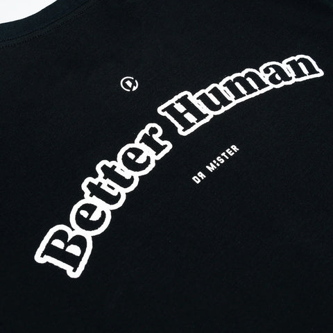 DR MISTER | Better Human Patched Heart Tee Black