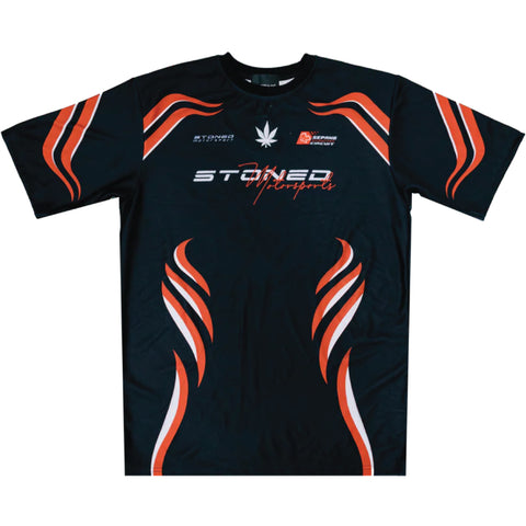 Stoned x SIC | Fire Wave Jersey Black