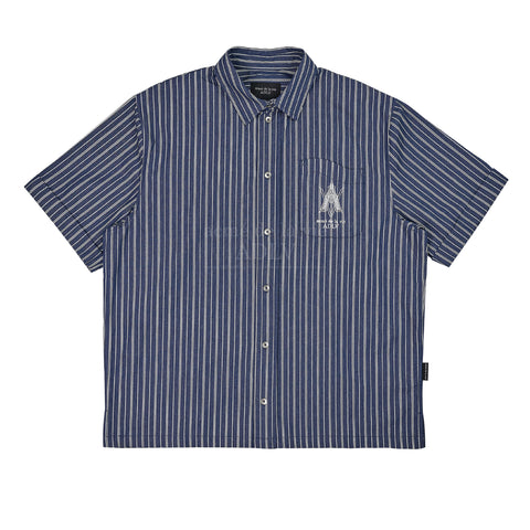 ADLV A Logo Stripe Oversize Shirt (Multi Color)