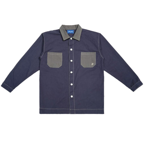 Dissyco | Button Up Long Shirt (Dark Blue)