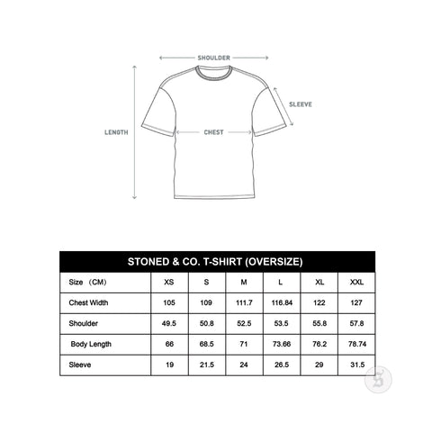 Stoned Maverick: Vertical T-Shirt Black