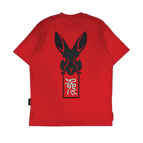 Society | Rabbit Logo Tee Red