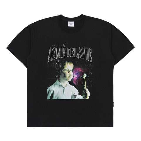 ADLV x LISA | DTP Dandelion Baby Face Short Sleeve T-Shirt Black