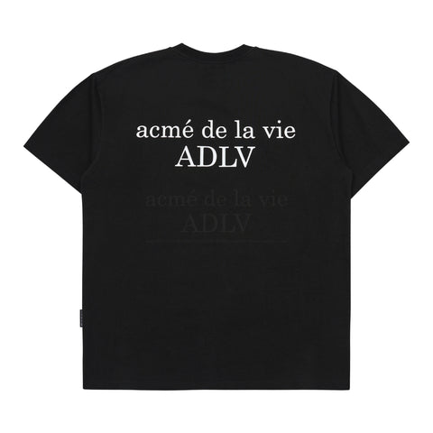 ADLV x LISA | DTP Window Seat Baby Face Short Sleeve T-Shirt Black