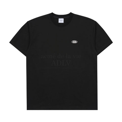 ADLV x LISA | Circle Wappen Basic Short Sleeve T-shirt Black