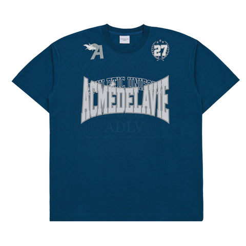 ADLV x LISA |  Sporty Uniform Short Sleeve T-shirt Blue Green
