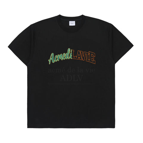 ADLV | Split Logo Short Sleeve T-shirt Black