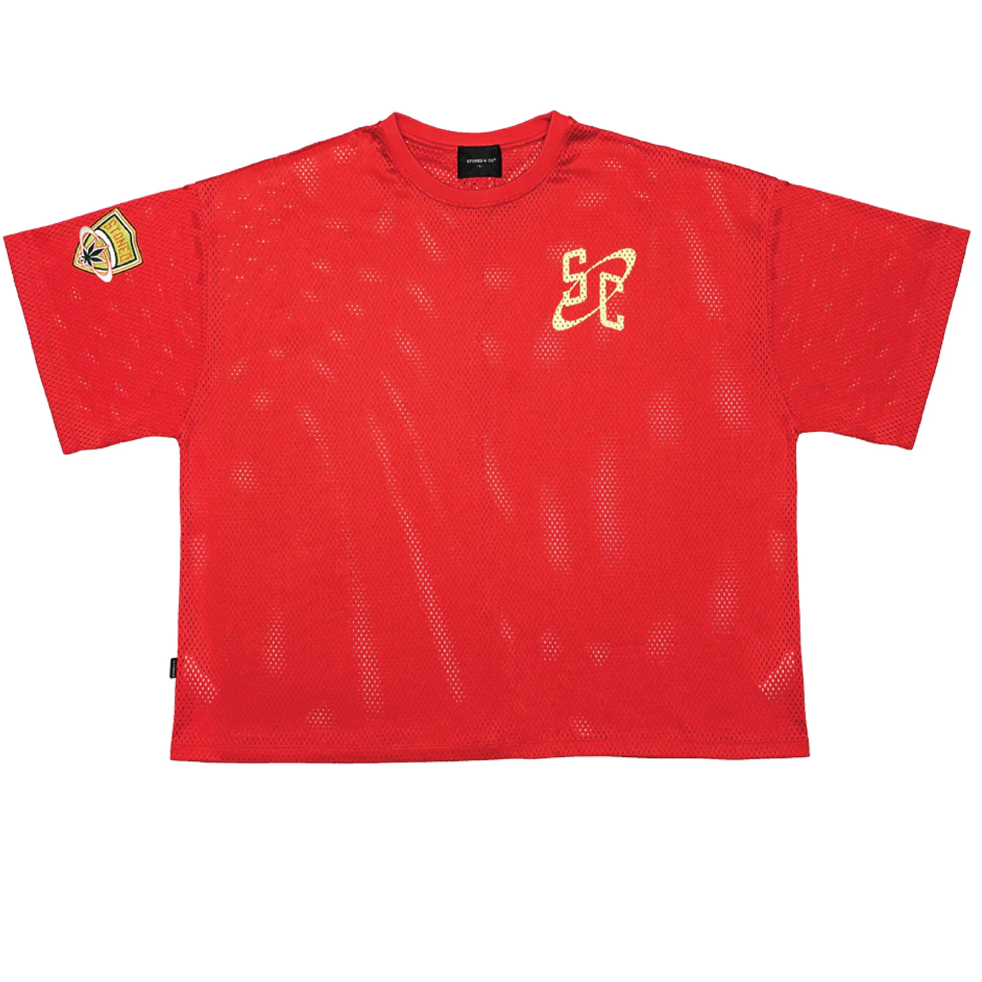 Stoned Universe | Maple Mesh Jersey Red - SWAGANZ