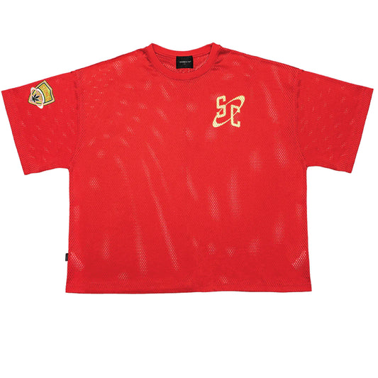 Stoned Universe | Maple Mesh Jersey Red - SWAGANZ