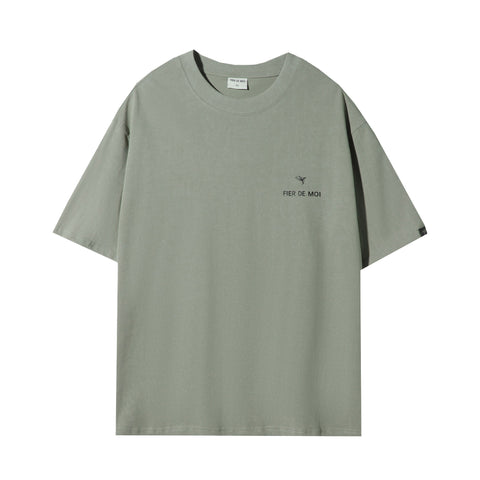 Fier De Moi | Vintage S/S T-Shirt Mint Grey