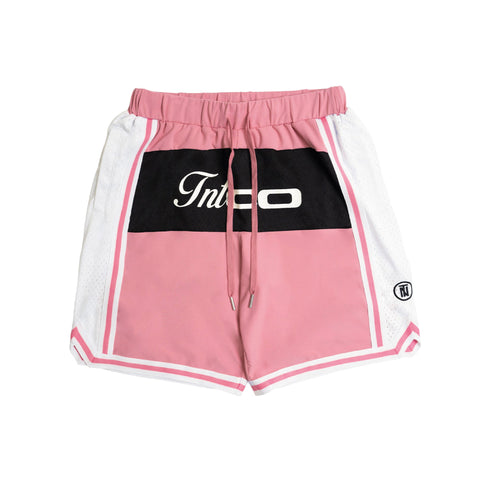 TNTCO Fusion Logo Basketball Shorts (Pink/White)