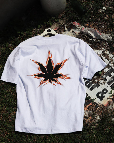 Stoned Voice | Flame Tee White