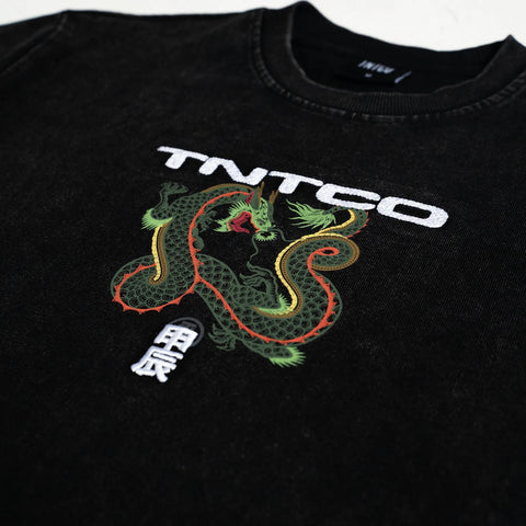 TNTCO | Wooden Dragon Tee Black