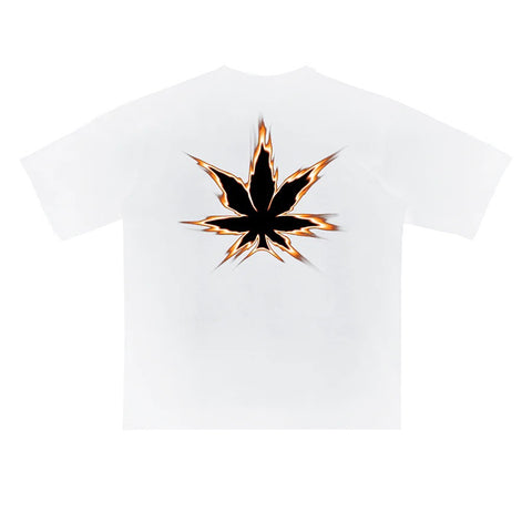 Stoned Voice | Flame Tee White