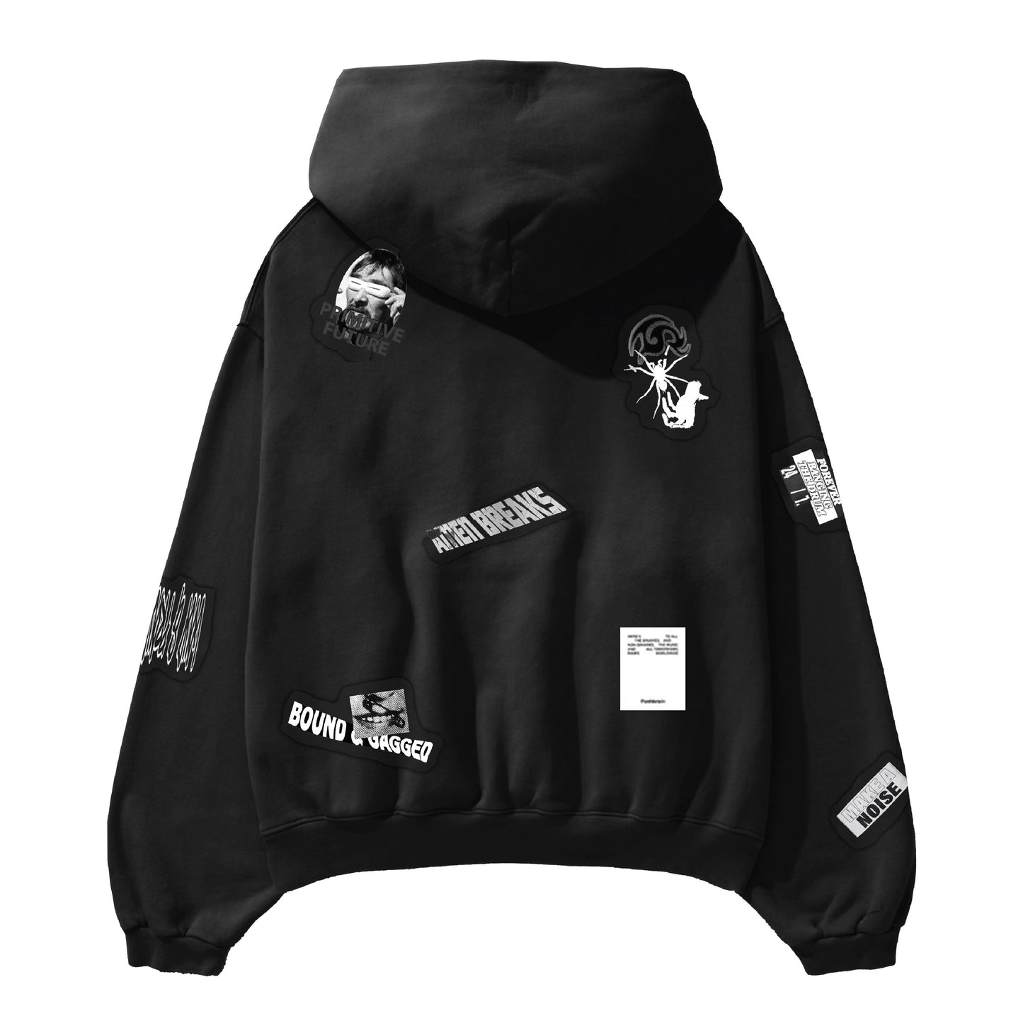 Poshbrain | Crust Hoodie Black
