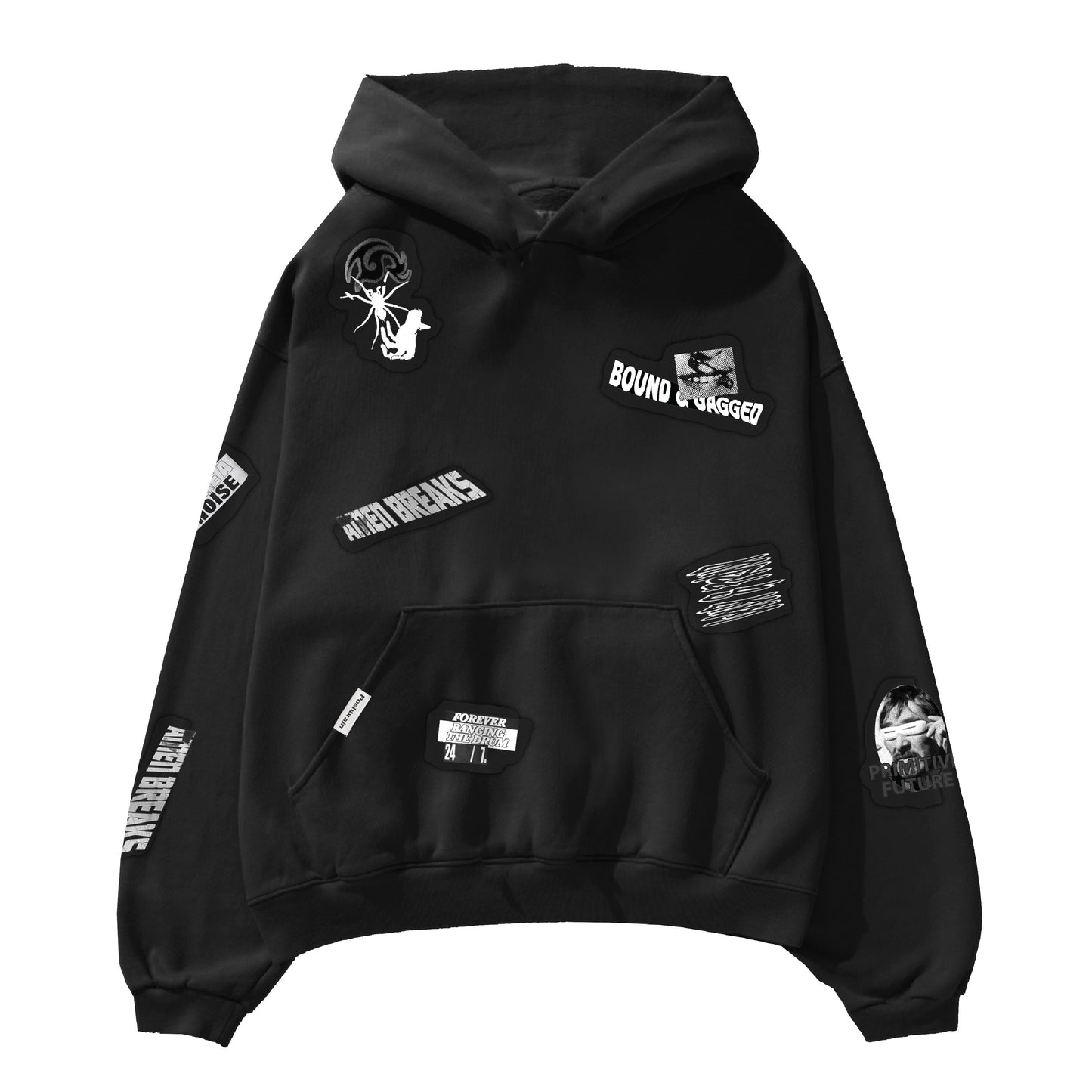 Poshbrain | Crust Hoodie Black