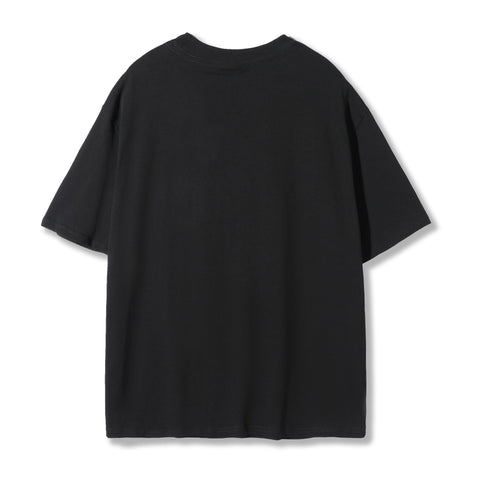 FIER DE MOI | Hazy Printing S/S T-Shirt Black/Red