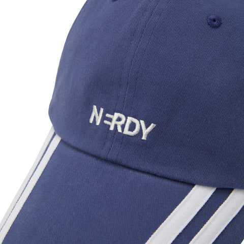 NERDY | Vertical Line Ball Cap Blue