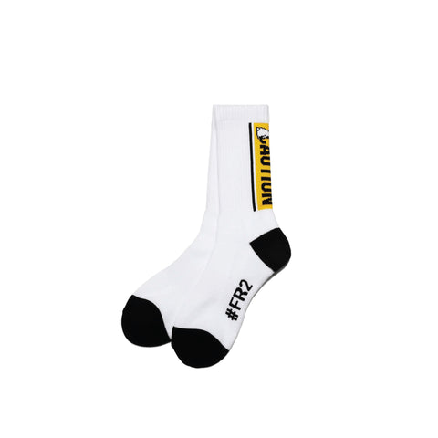 FR2 | Vertical Line Socks White