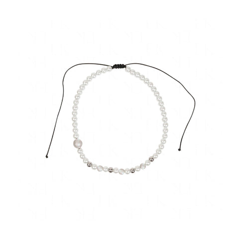 Ice Jewels Pearl Necklace Adjustable