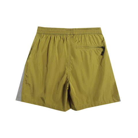 Fier De Moi | Circle Basic Logo Woven Short Pants Gold